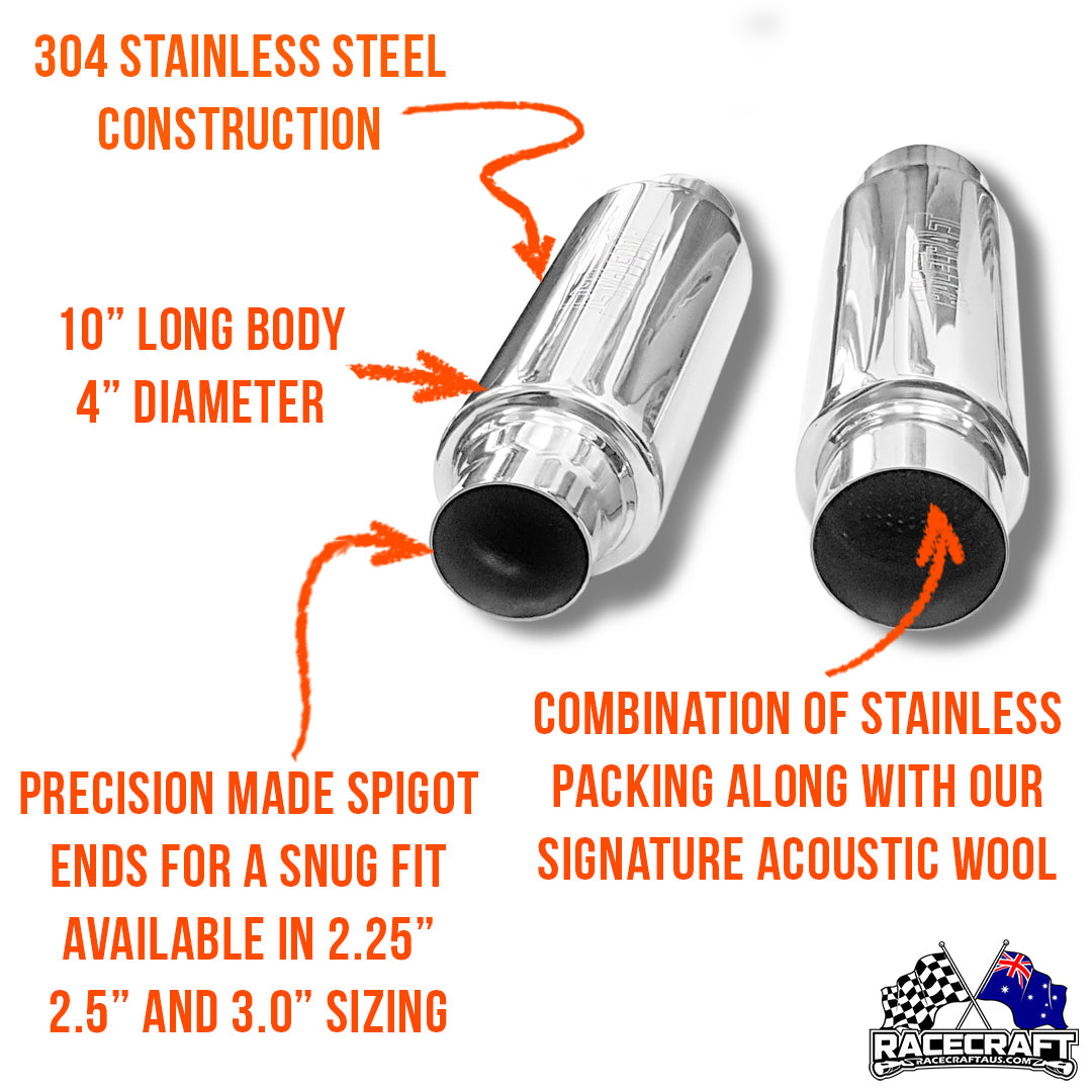 racecraft resonator infographic of features and specifications