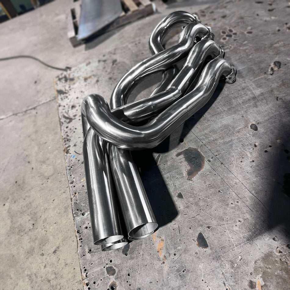 racecraft stainless steel mandrel bends used for custom headers