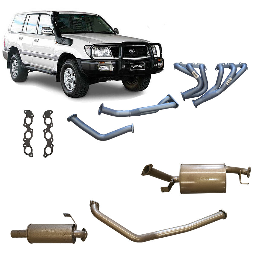 King Brown 4x4 exhaust system for Toyota LandCruiser 100 and 105 Series