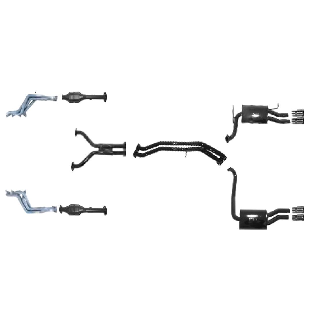Pacemaker sports exhaust system for Ford Falcon BA, BF and FG V8 models