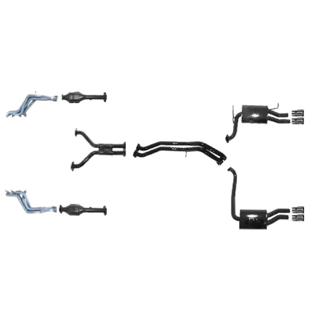 Pacemaker sports exhaust system for Ford Falcon BA, BF and FG V8 models