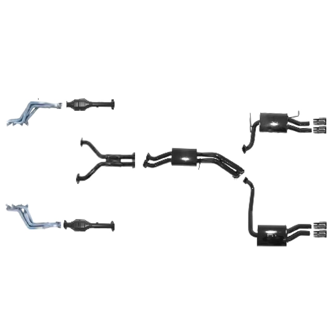Pacemaker sports exhaust system for Ford Falcon BA, BF and FG V8 models