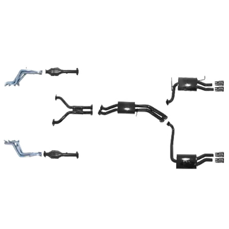 Pacemaker sports exhaust system for Ford Falcon BA, BF and FG V8 models