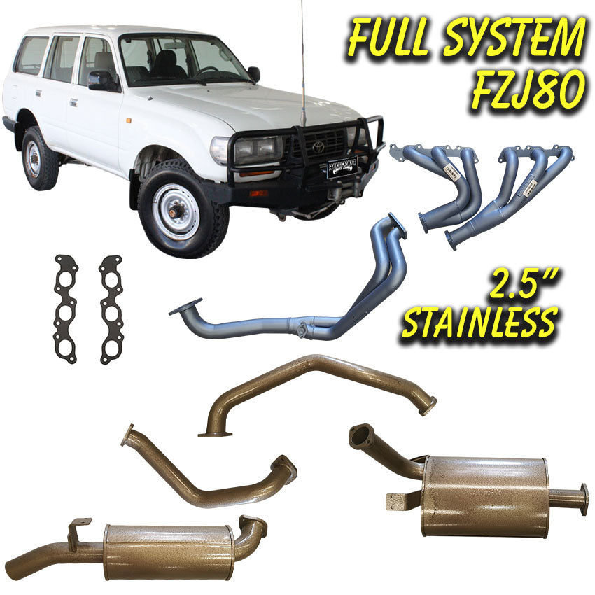 Toyota Landcruiser 80 Series 6 Cylinder Exhaust