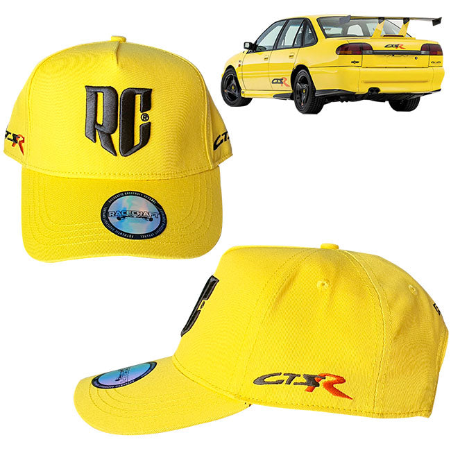 racecraft rc commodore cap snapback yellow holden gtsr