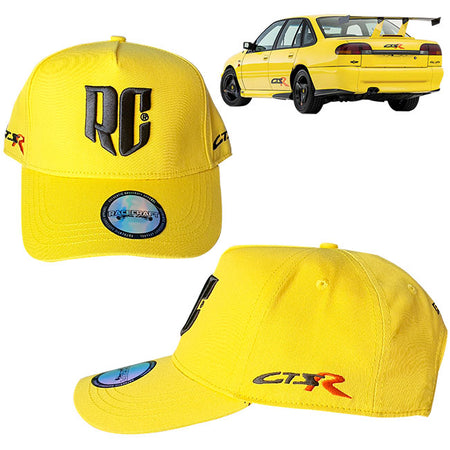 racecraft rc commodore cap snapback yellow holden gtsr