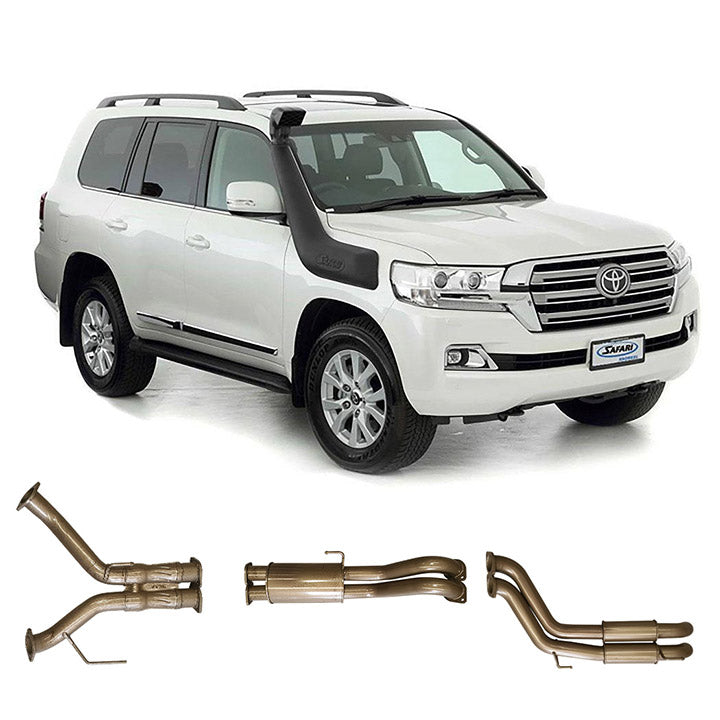 King Brown 4x4 exhaust system for Toyota LandCruiser VDJ200 turbo diesel